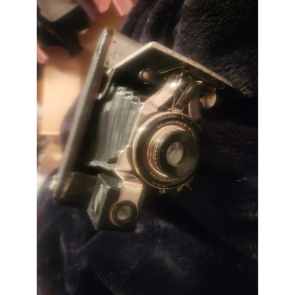 Vintage Ansco No. 1A Junior Folding Camera – Wollensak New Deltax Shutter